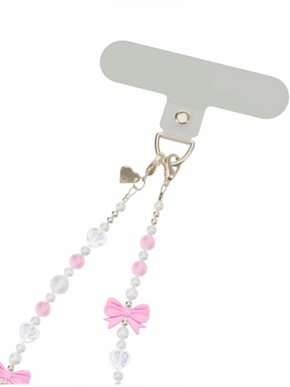 Velvet Caviar Phone Charm - Pink Bow: Cell Phone Accessories, Wristlet Charm - Picture 3 of 3